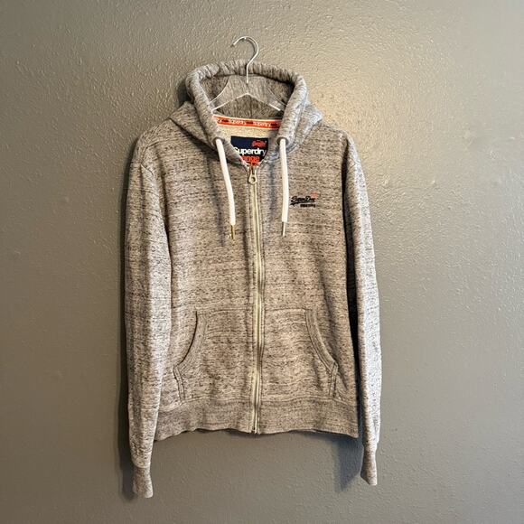 Super Dry Orange Label Zip Up Hoodie Size L - Picture 3 of 9